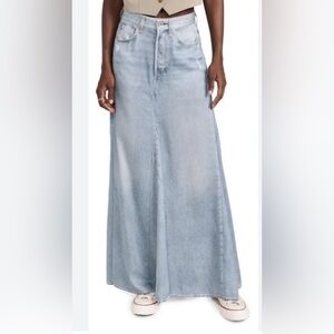 Rag & Bone liquid Miramar maxi skirt